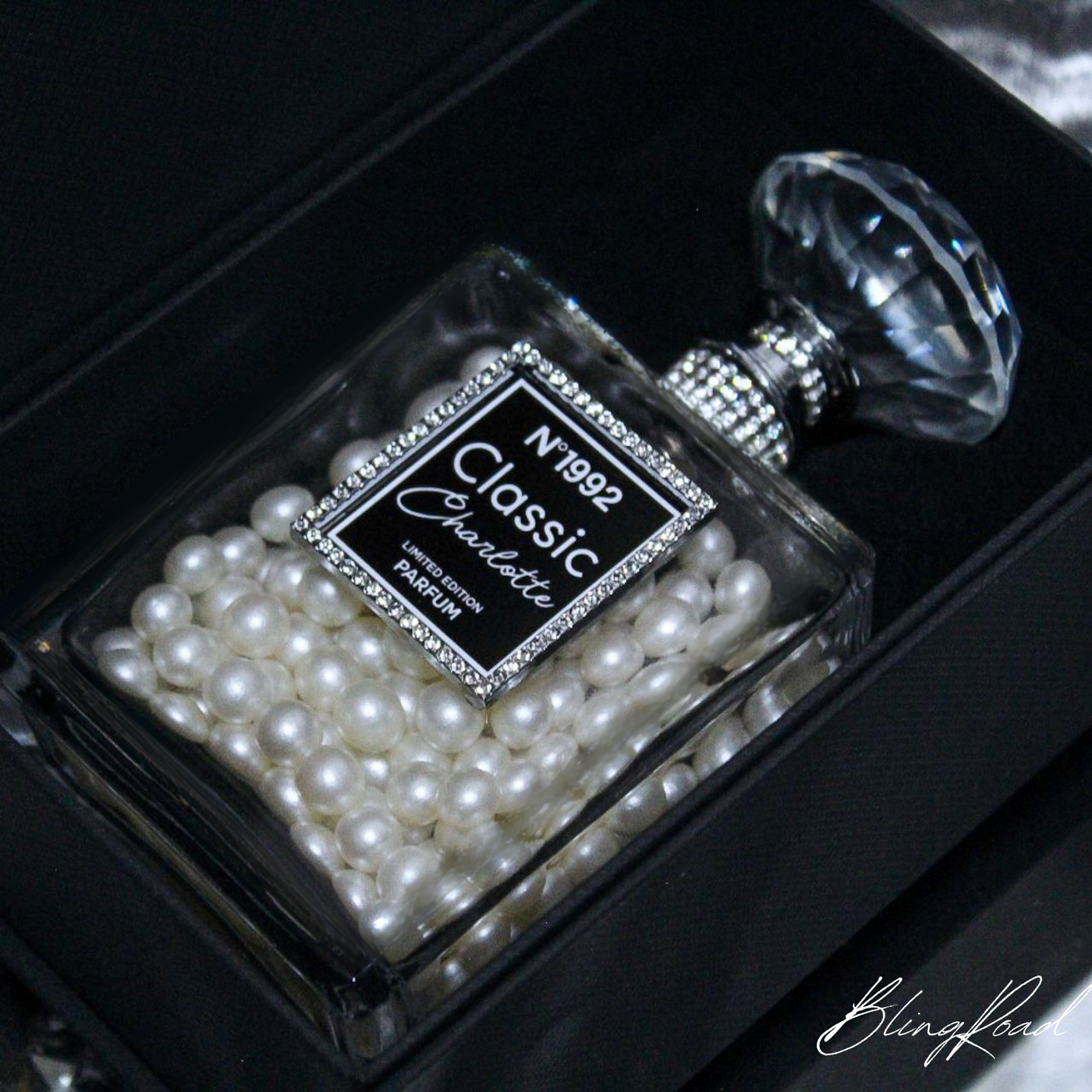 Custom Pearl Glam Decor Bottle