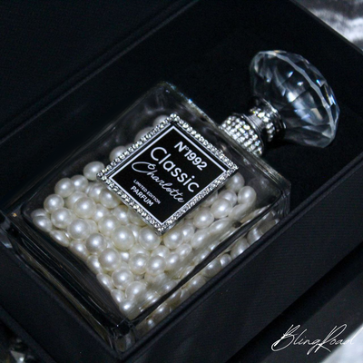 Custom Pearl Glam Decor Bottle