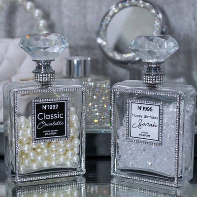 Custom Pearl Glam Decor Bottle